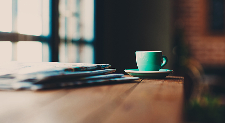 Close-Up Of Coffee Cup On Table